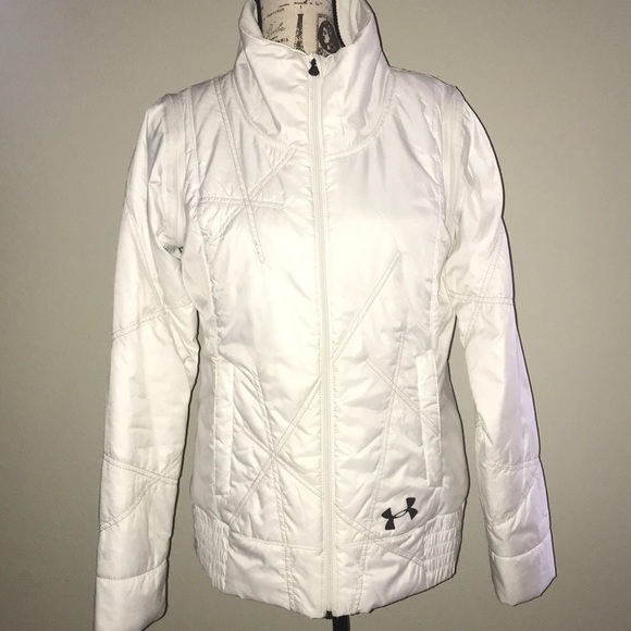 UNDER ARMOUR WHITE JACKET - Picture 1 of 6